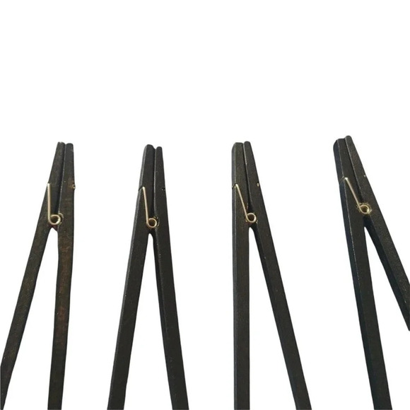 Chopsticks Set of Four Clothespins Training Black - Picture 4 of 8